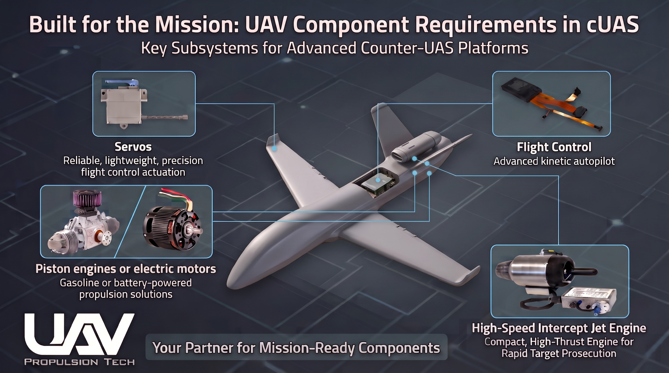 Built for the Mission: UAV Component Requirements in cUAS